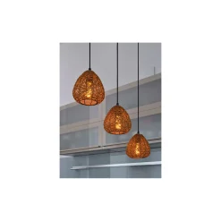 Ledvance Decor Papper Drop Papper/Stål Pendellampa Beige | Passande för 3X E27