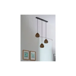 Ledvance Decor Papper Drop Papper/Stål Pendellampa Beige | Passande för 3X E27