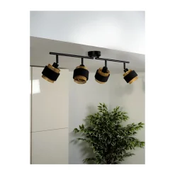 Ledvance Decor Spot Hornet Tak Spot Svart 4x2.8W - 827 Extra Varm Vit | Inkl. 4x E14