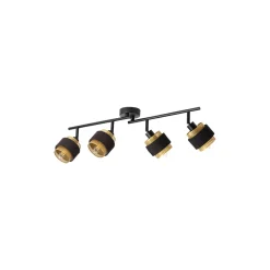 Ledvance Decor Spot Hornet Tak Spot Svart 4x2.8W - 827 Extra Varm Vit | Inkl. 4x E14