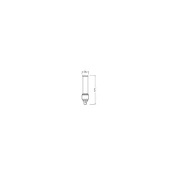 Ledvance Dulux-D LED 9W - 840 Kallvit | 2-Stift - Ersättare 26W