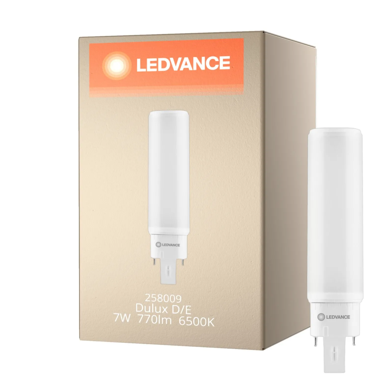 Ledvance Dulux LED D/E HF & AC Mains Value 7W 770lm - 865 Dagsljus | Ersättare 18W
