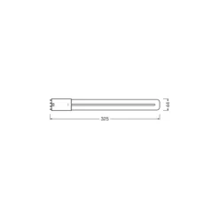 Ledvance Dulux-L LED 12W - 865 Dagsljus | 4-Stift - Ersättare 24W