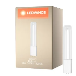 Ledvance Dulux-L LED 8W - 830 Varm Vit | 4-Stift - Ersättare 18W