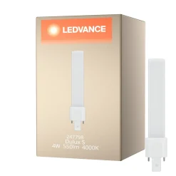 Ledvance Dulux-S LED 4W - 840 Kallvit | 2-Stift - Ersättare 9W