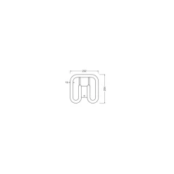 Ledvance DULUX-SQ LED 13W - 830 Varm Vit | 2-Stift - Ersättare 28W