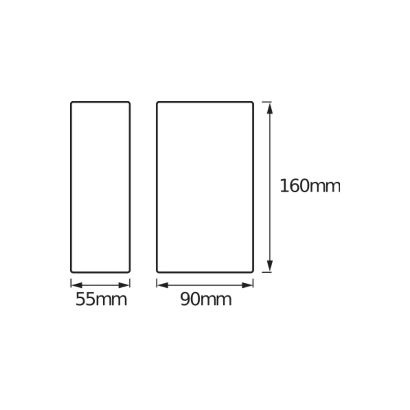 Ledvance Endura Stil Alu Vägglampa Grå Up & Down 12W 700lm - 830 Varm Vit