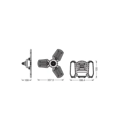 Ledvance Highbay LED E27 Matt 60W 6500lm – 840 Kallvit