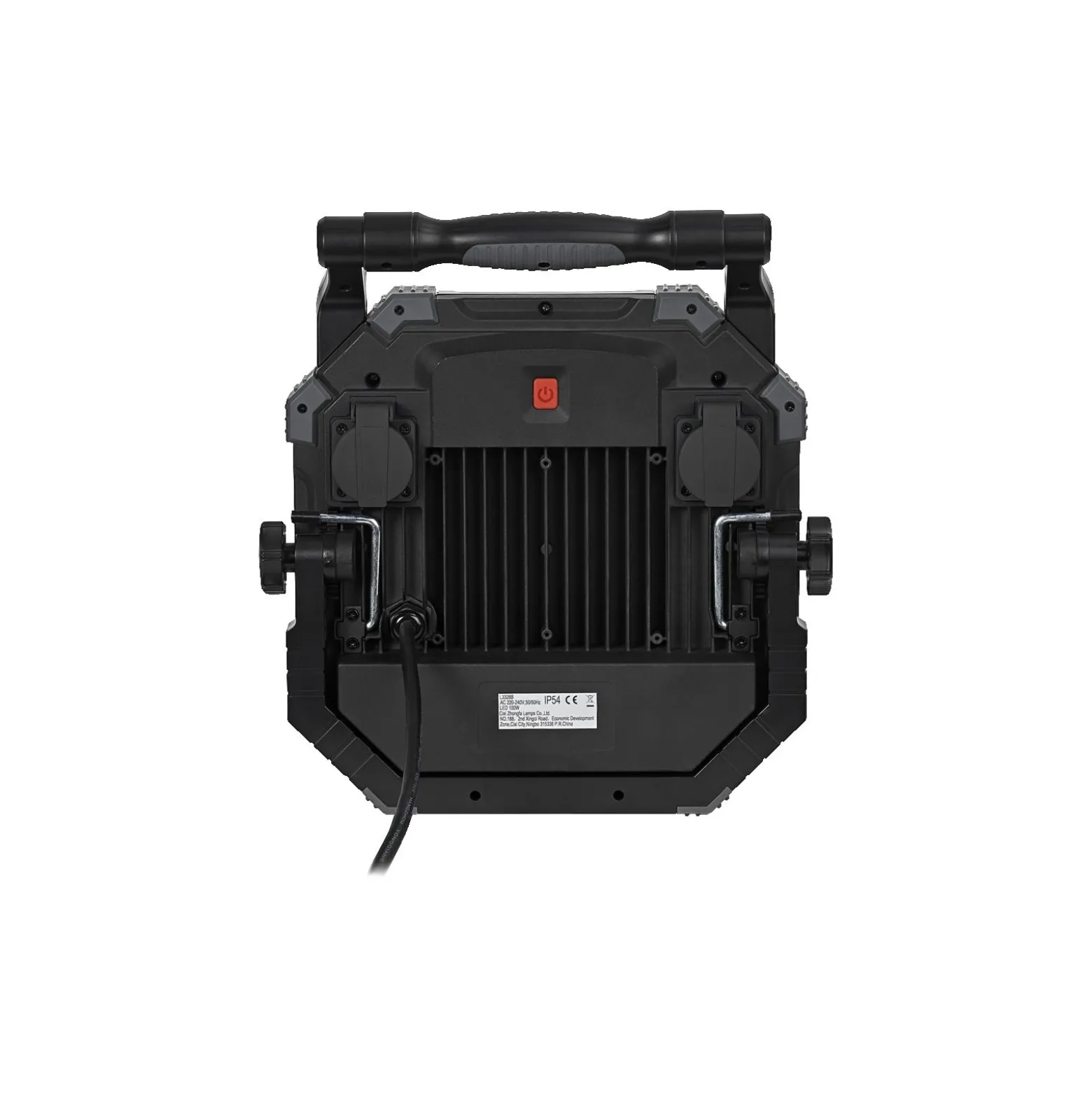Ledvance LED Abetsbelysning Value Svart 100W 12000lm 100D - 865 Dagsljus | IP54 - Symmetrisk
