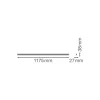 Ledvance LED Allmänbruksarmatur Linear Kompakt 20W 2000lm - 840 Kallvit | 120cm