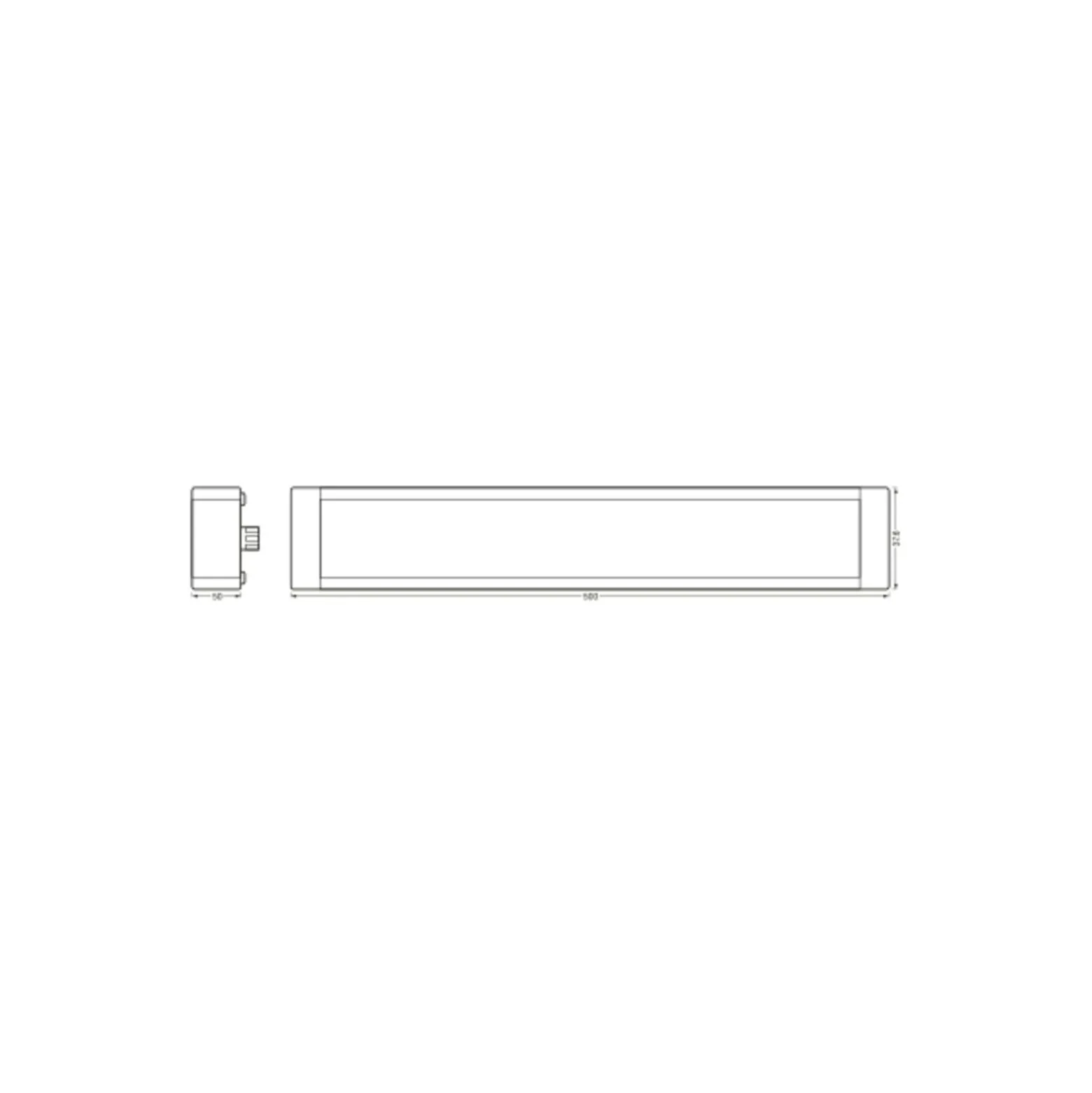 Ledvance LED Allmänbruksarmatur Undercabinet Extension Smart+ Wifi 8W 500lm - 827-865 Justerbar Vit | 50cm