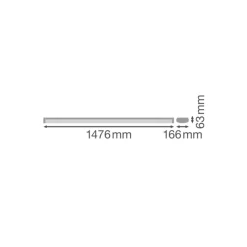Ledvance LED Allmänbruksarmatur Vattentät 45W 6165lm - 840 Kallvit | 150cm
