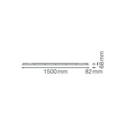 Ledvance LED Allmänbruksarmatur Vattentät Fukttät 46W 6400lm - 840 Kallvit | 150cm