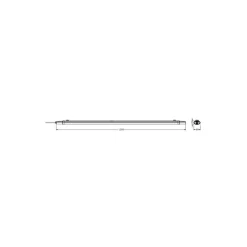 Ledvance LED Allmänbruksarmatur Vattentät Fukttät Eco Slim 36W 4320lm - 865 | 120cm