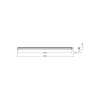 Ledvance LED Allmänbruksarmatur Vattentät Fukttät Slimvalue 36W 4000lm - 840 Kallvit | 120cm