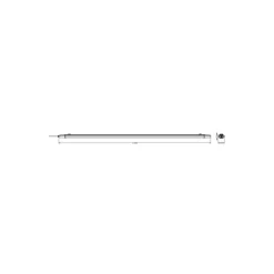 Ledvance LED Allmänbruksarmatur Vattentät Fukttät Eco Slim 48W 5520lm - 840 Kallvit | 150cm