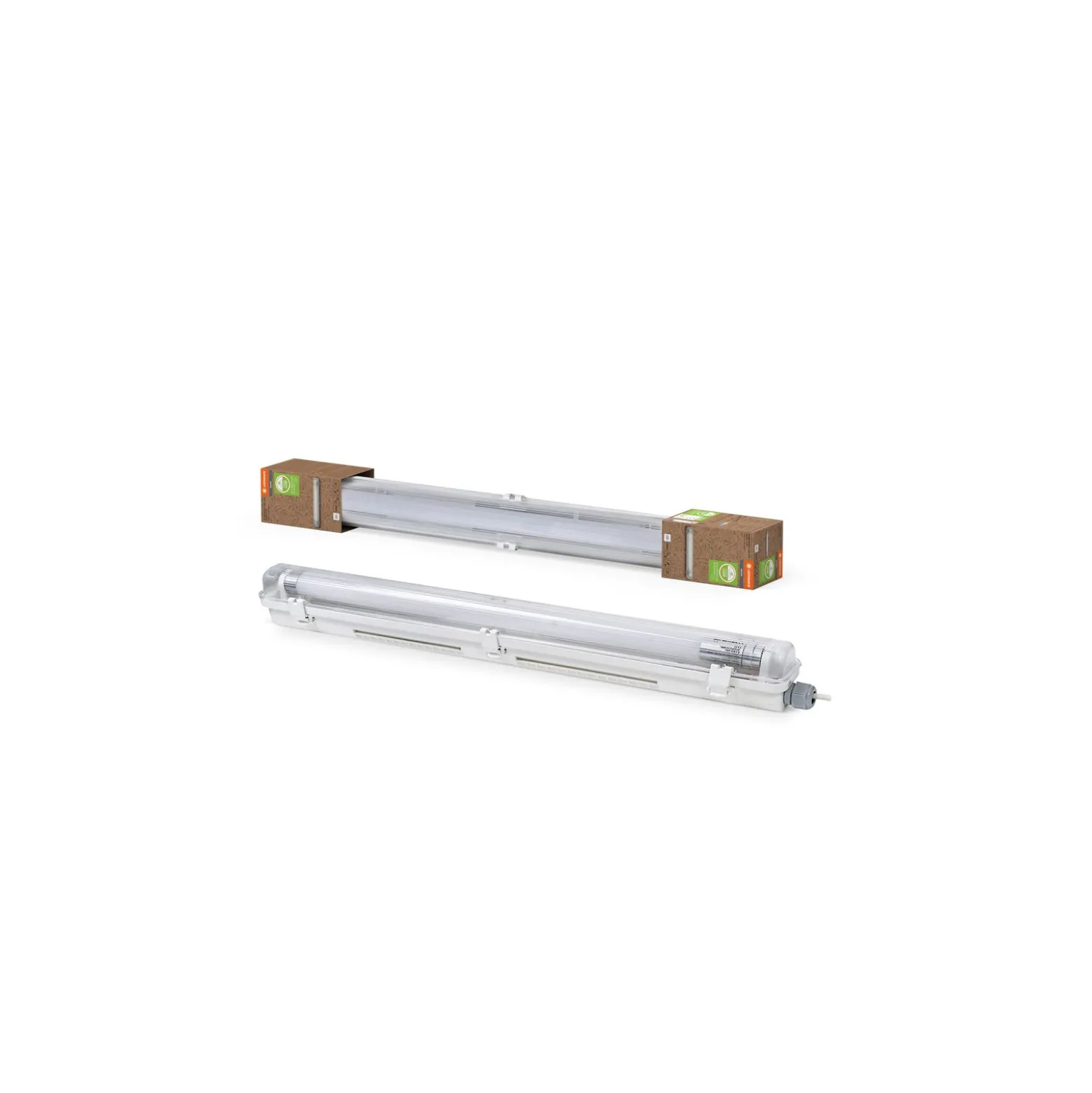 Ledvance LED Allmänbruksarmatur Vattentät Fukttät Armatur Submarine 7W 800lm - 840 Kallvit | 60cm - incl. LED Rör