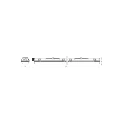 Ledvance LED Allmänbruksarmatur Vattentät Fukttät Armatur Submarine 2x13.5W 3100lm - 840 Kallvit | 120cm - incl. 2x LED Rör