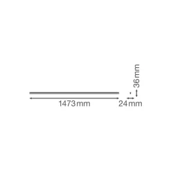 Ledvance LED Allmänbruksarmatur Linear Kompakt High Output 25W 2500lm - 840 Kallvit | 150cm