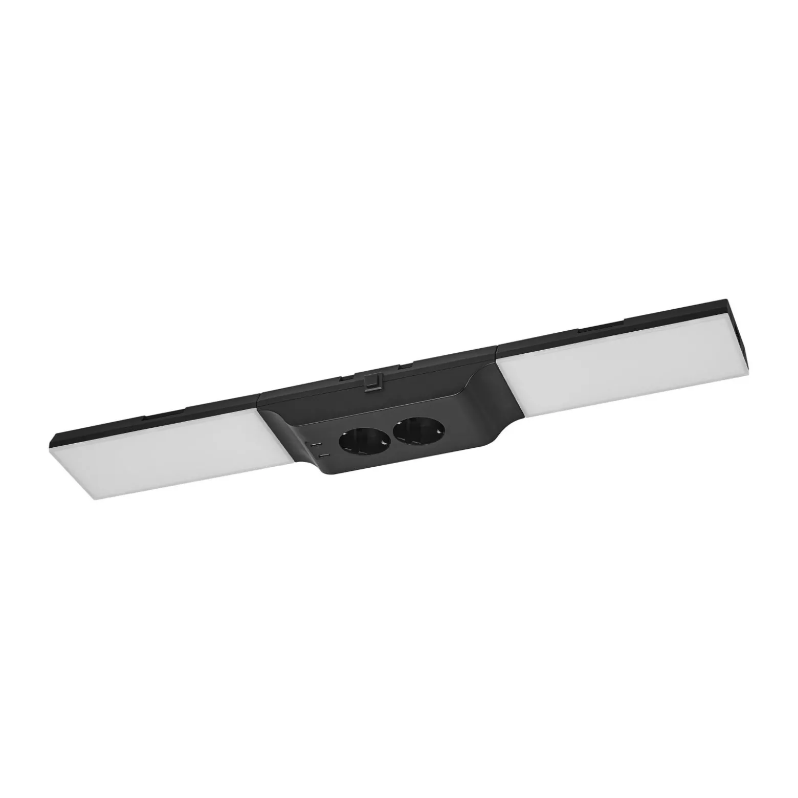 Ledvance LED Allmänbruksarmatur Undercabinet Sockel Trimlös Svart 10W 500lm - 830 Varm Vit | 55cm - med USB