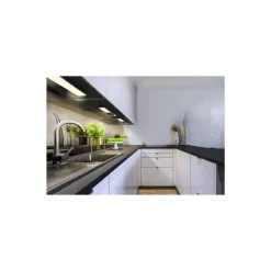 Ledvance LED Allmänbruksarmatur Undercabinet Sockel Trimlös Svart 10W 500lm - 830 Varm Vit | 55cm - med USB
