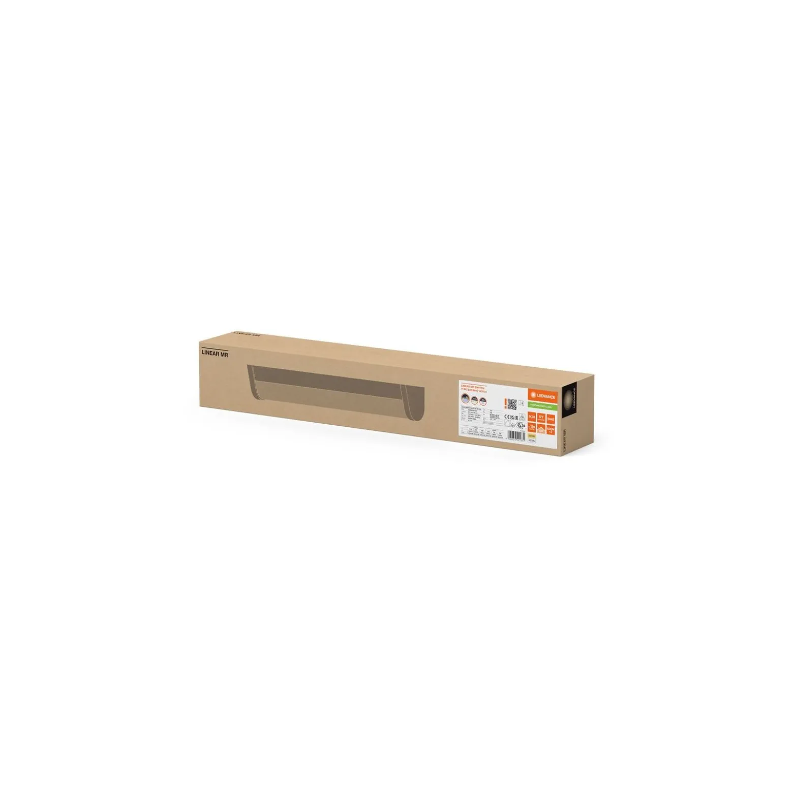 Ledvance LED Allmänbruksarmatur Linear MR Växla Aluminium Vit 11W 1430lm - 840 Kallvit | 60cm -Ersättare 1x18W