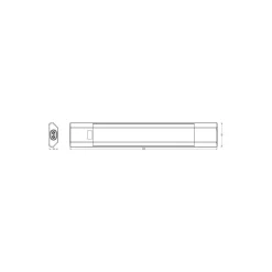 Ledvance LED Allmänbruksarmatur Linear Edge RGBW Vit 8W 460lm - RGBW | 50cm - Fjärrkontroll