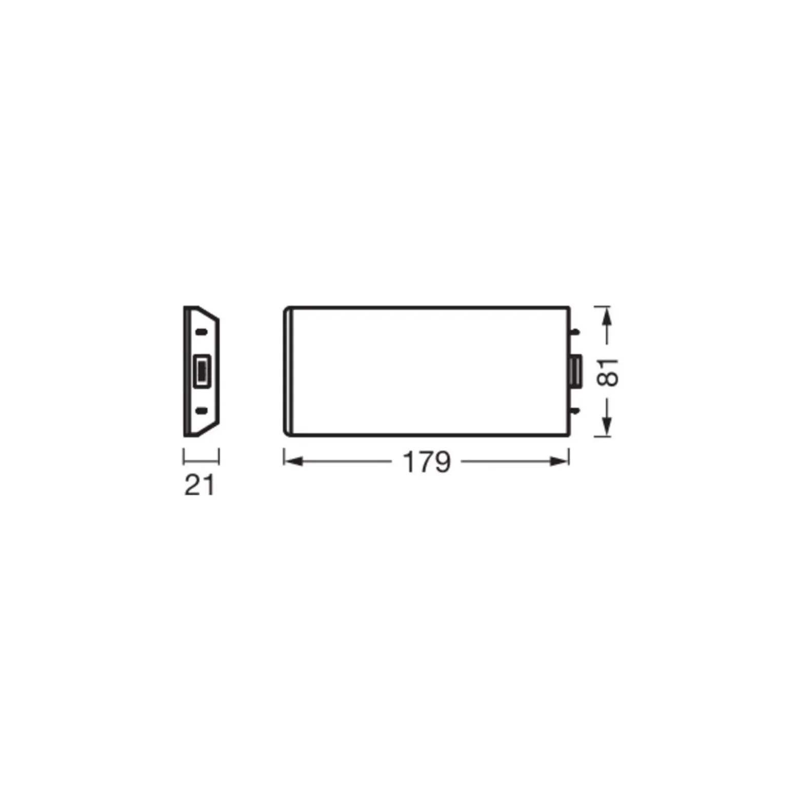 Ledvance LED Allmänbruksarmatur Undercabinet Sockel Trimlös Vit 3.85W 250lm - 830 Varm Vit | 18cm - Fjärrkontroll