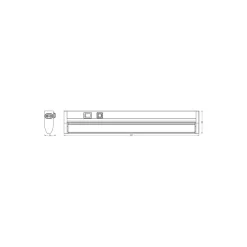 Ledvance LED Allmänbruksarmatur Linear Turn Connect Vit 6W 380lm - 830-840 CCT | 35cm - Push Dimbar