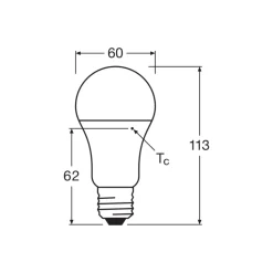 Ledvance LED Classic A V E27 Päron Matt 10W 1055lm - 840 Kallvit | Ersättare 75W