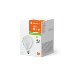 Ledvance LED Classic E27 Globe Matt 11W 1521lm - 827 Extra Varm Vit | Dimbar - Ersättare 100W