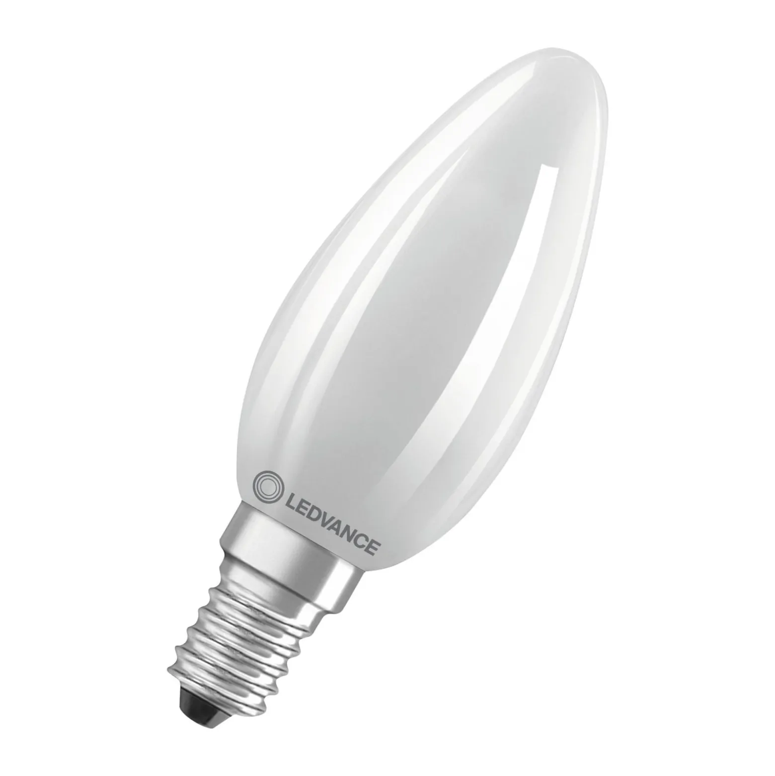 Ledvance LED Classic E14 Kronljus Filament Matt 1.2W 255lm - 840 Kallvit | Ersättare 25W