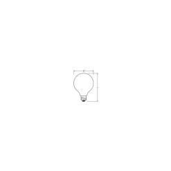 Ledvance LED Classic Globe E27 Matt 7.2W 1521lm - 840 Kallvit | Ersättare 100W