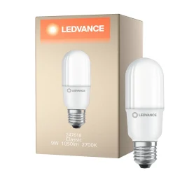 Ledvance LED Classic Stick E27 Stick Matt 9W 1050lm - 827 Extra Varm Vit | Ersättare 75W