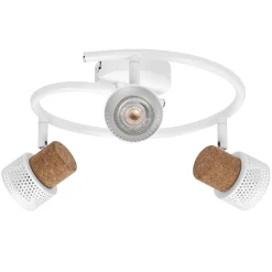 Ledvance LED Decor Spot Cork Stål Spiral Vit 10W 690lm - 827 Extra Varm Vit | Dimbar