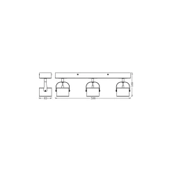 Ledvance LED Decor Spot Jupiter Silver 16W 550lm - 830 Varm Vit