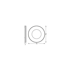 Ledvance LED Decor Spot Magnet Aluminium Vit 8W 390lm - 830 Varm Vit