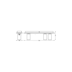 Ledvance LED Decor Spot Mercury Svart 10W 690lm - 927 Extra Varm Vit | Bästa Färgåtergivning