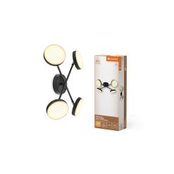 Ledvance LED Decor Spot Moon Stål Svart 21W 1120lm - 830 Varm Vit | Skrev
