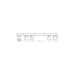 Ledvance LED Decor Spot Neptune Vit 27W 1335lm - 830 Varm Vit