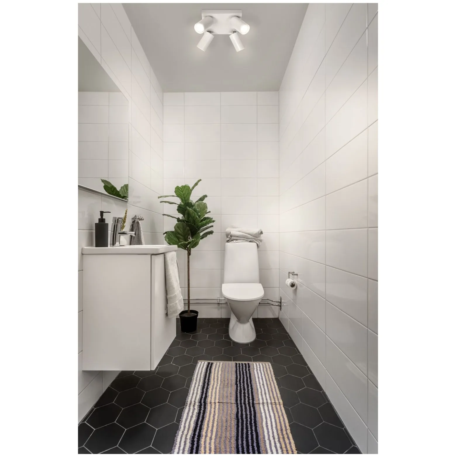 Ledvance LED Decor Spot Octagon Stål Platta Vit 13W 920lm - 827 Extra Varm Vit | Dimbar