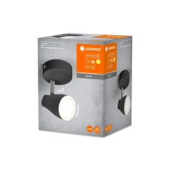 Ledvance LED Decor Spot Plast Svart 4W 210lm - 827 Extra Varm Vit | Dimbar