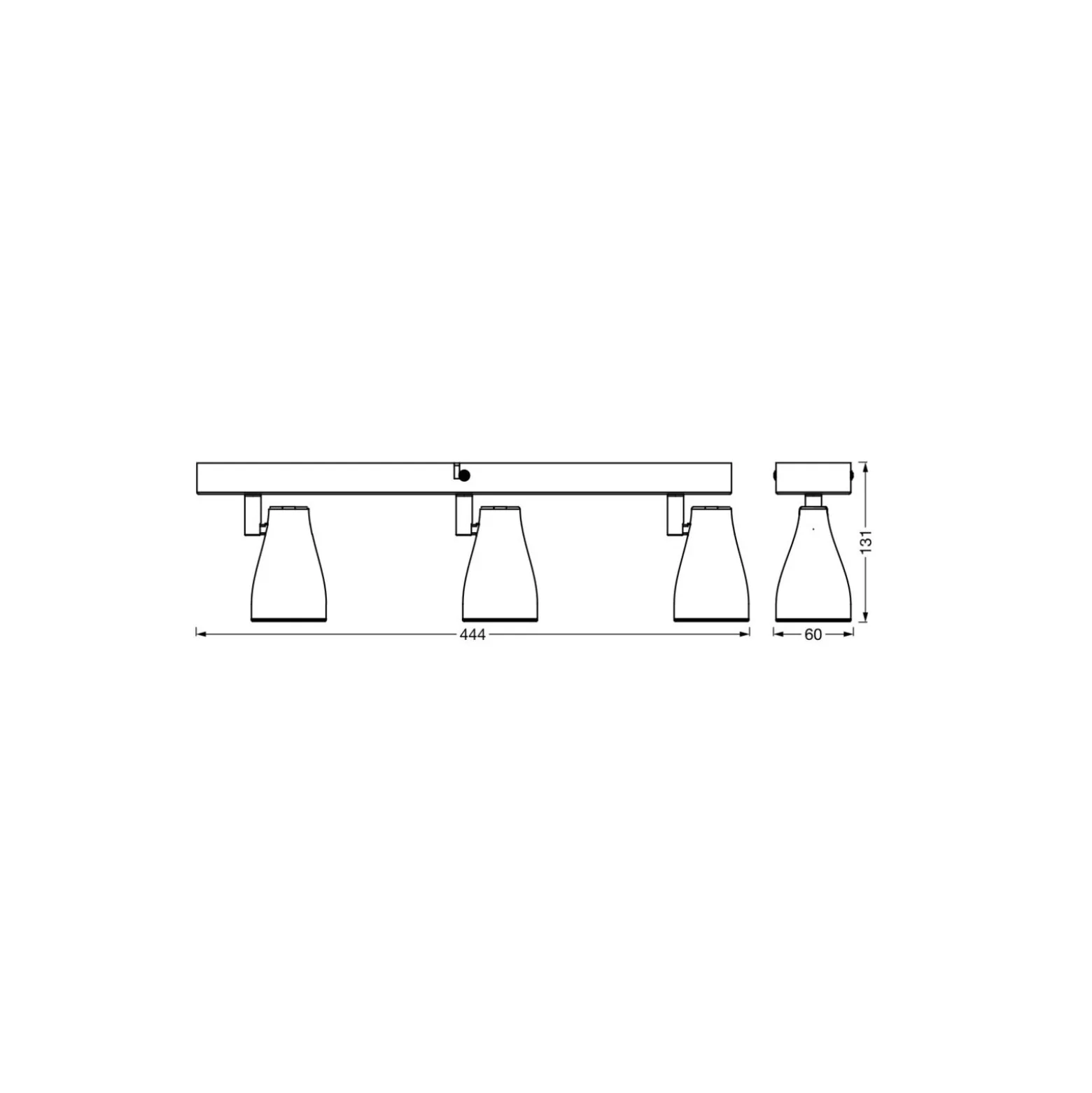 Ledvance LED Decor Spot Plast Grå 12W 630lm - 827 Extra Varm Vit | Dimbar