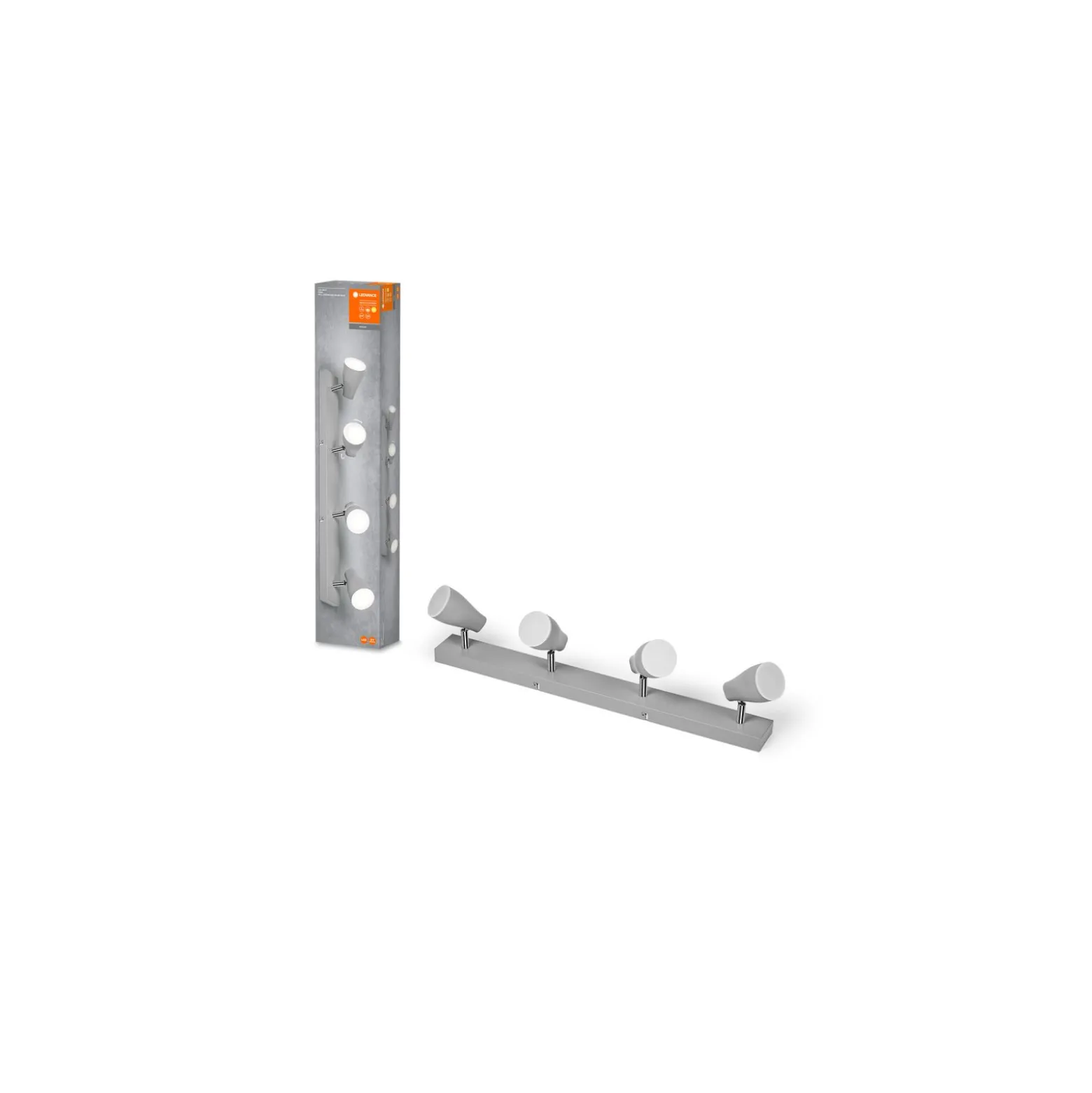 Ledvance LED Decor Spot Plast Grå 17W 840lm - 827 Extra Varm Vit | Dimbar
