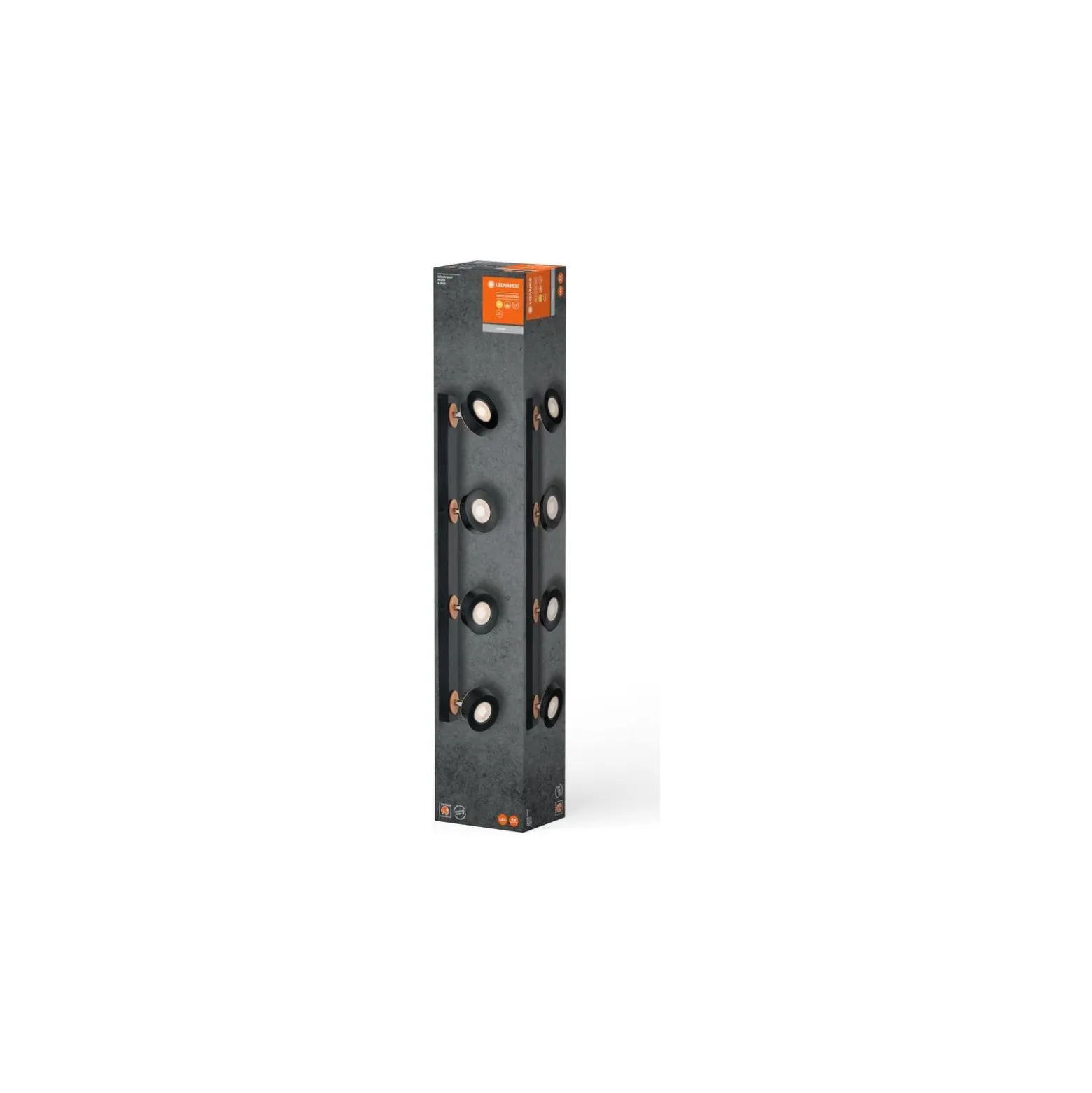 Ledvance LED Decor Spot Pluto Stål Svart 19.2W 1250lm - 830 Varm Vit
