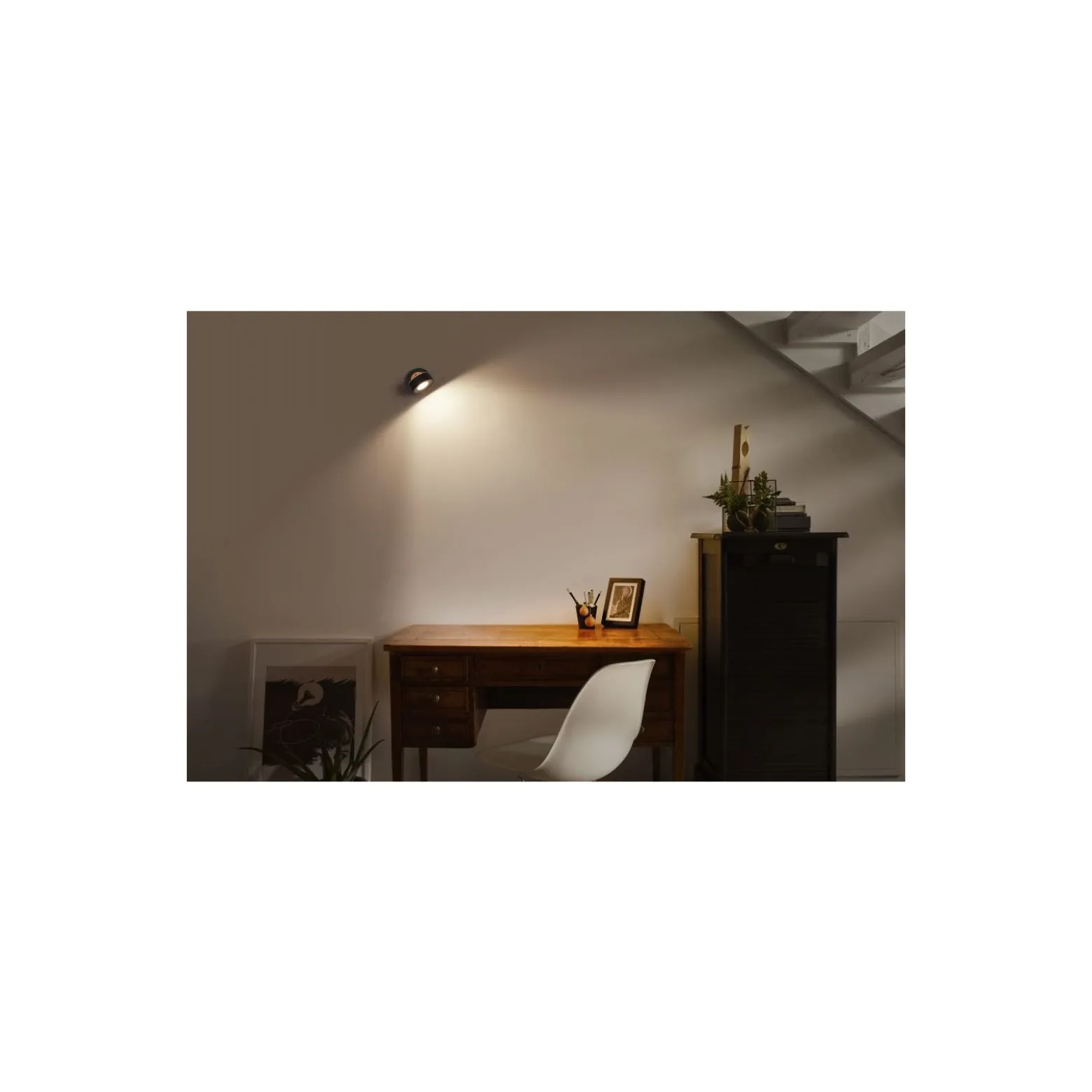 Ledvance LED Decor Spot Pluto Stål Svart 4.8W 300lm - 830 Varm Vit