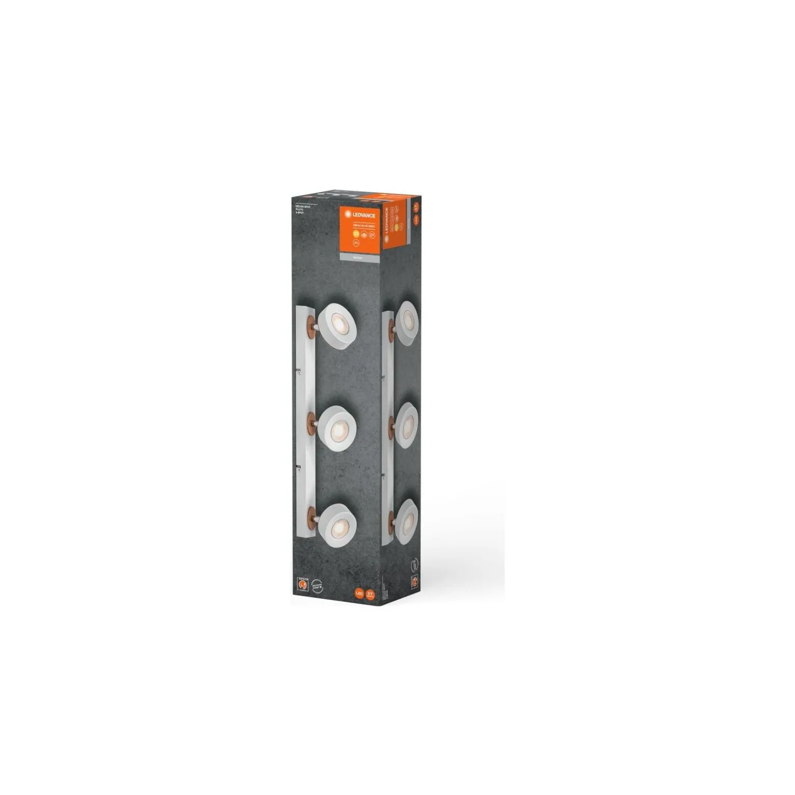 Ledvance LED Decor Spot Pluto Stål Vit 14.4W 960lm - 830 Varm Vit
