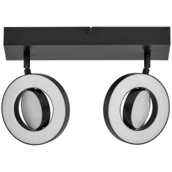 Ledvance LED Decor Spot Saturn Plast Svart 21W 440lm - 830-842-865 CCT
