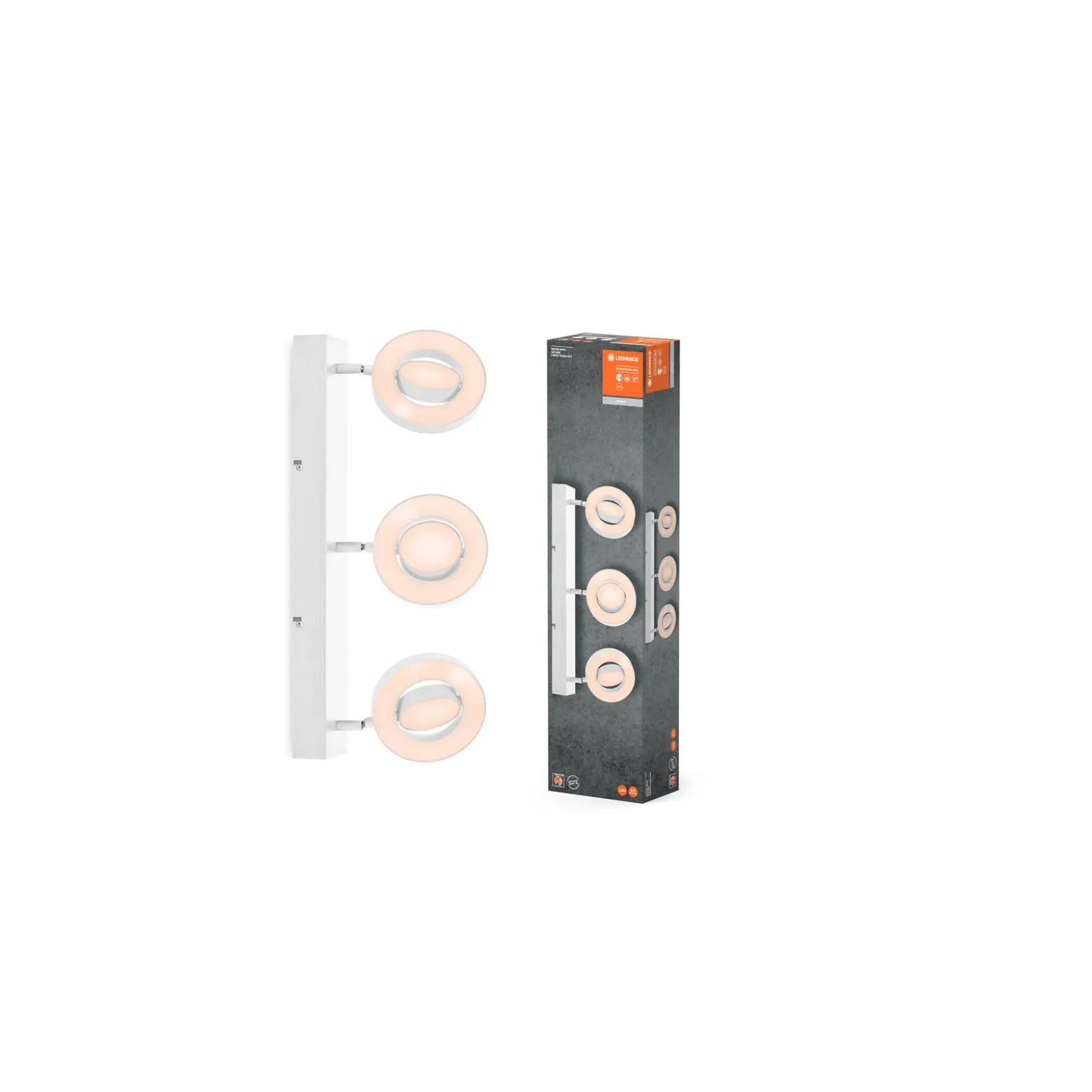 Ledvance LED Decor Spot Saturn Plast Vit 29W 935lm - 830-842-865 CCT
