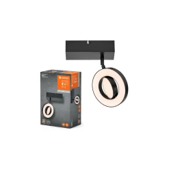Ledvance LED Decor Spot Saturn Plast Svart 11W 215lm - 830-842-865 CCT